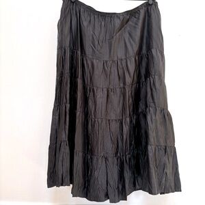 Lane Bryant Black Maxi Skirt